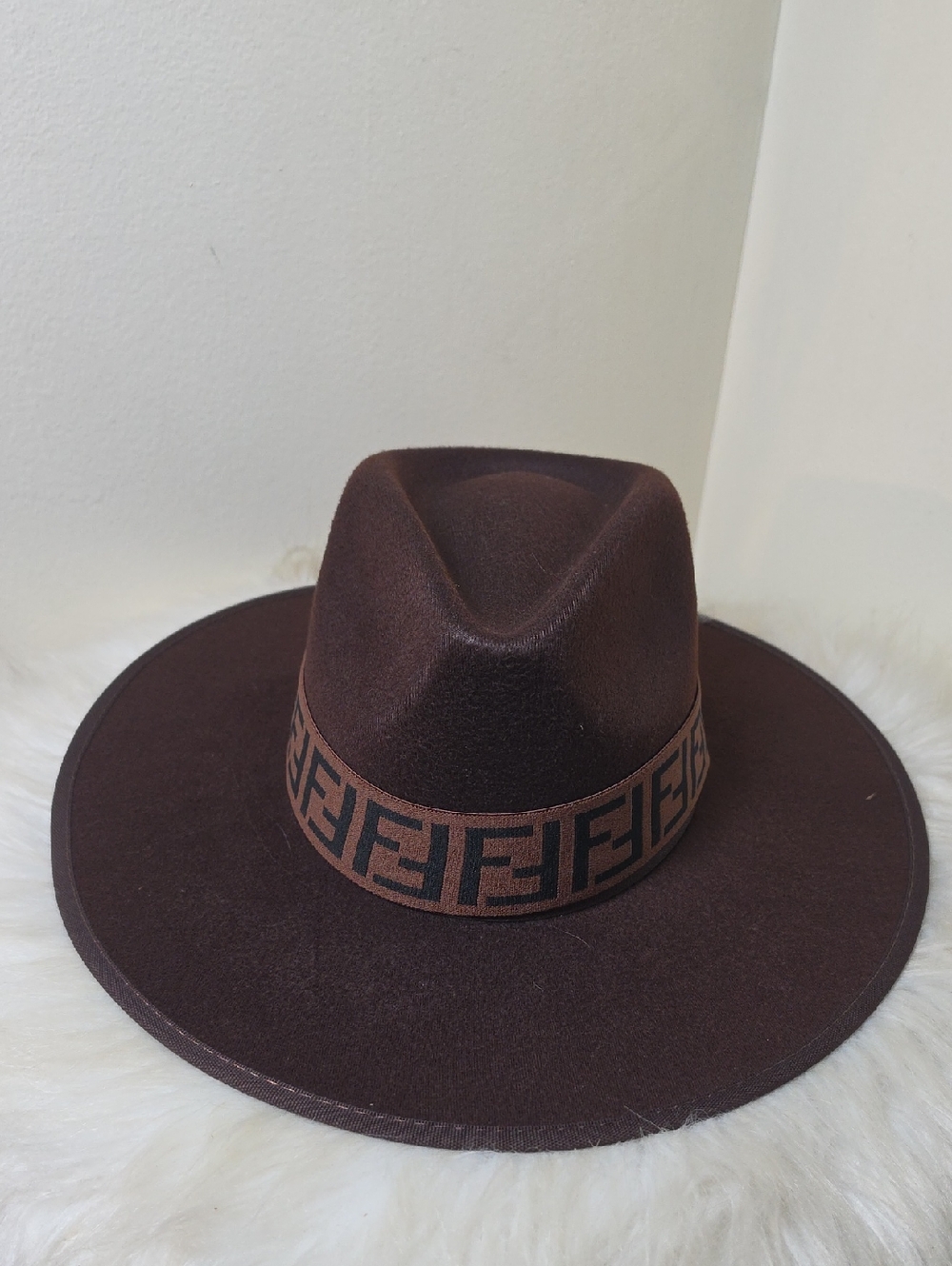 Wide BRIM size (S) Fedora Hat With Band